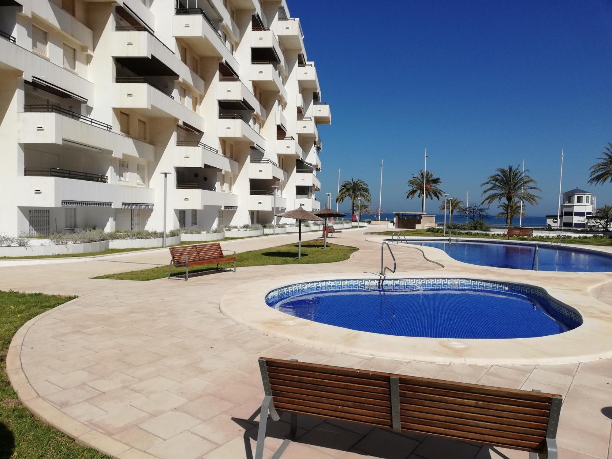 Duplex Altamar Solo Familias Serviplaya Gandia Bagian luar foto